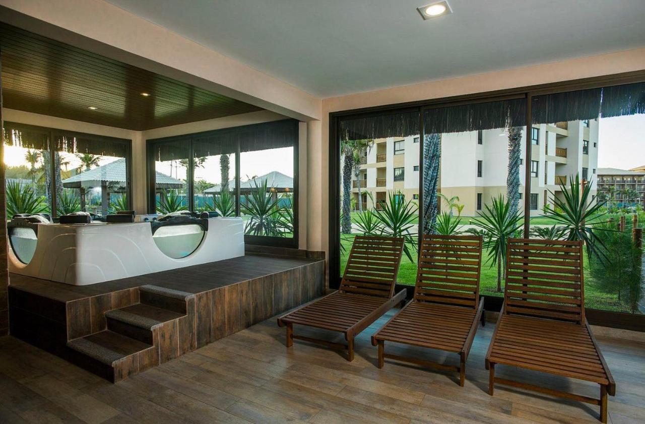 PARAÍSO FRENTE MAR!! 04 PESSOAS-PÉ NA AREIA VG SUN CUMBUCO-HIDRO, SAUNA, ACADEMIA, PISCINA,COZINHA COMPLETA, WIFi, PARQUINHO INFANTIL Cumbuco Exterior foto