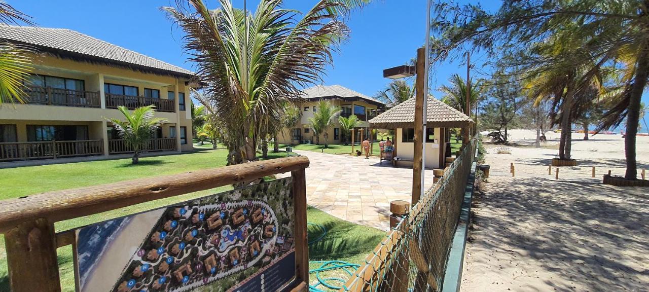 PARAÍSO FRENTE MAR!! 04 PESSOAS-PÉ NA AREIA VG SUN CUMBUCO-HIDRO, SAUNA, ACADEMIA, PISCINA,COZINHA COMPLETA, WIFi, PARQUINHO INFANTIL Cumbuco Exterior foto